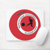 Tapis De Souris Logo de Mousepad - de Kickball (Avec souris)