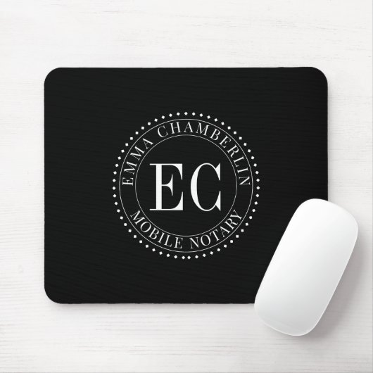 Tapis De Souris Logo de notaire public mobile (Avec souris)