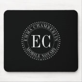 Tapis De Souris Logo de notaire public mobile (Devant)
