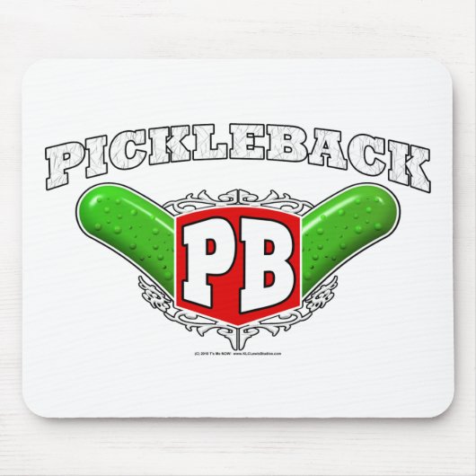 Tapis De Souris Logo de Pickleback (Devant)