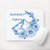 Tapis De Souris Logo de Rebekah's Legacy Mousepad (Avec souris)