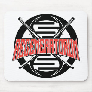 Tapis De Souris Logo de Regeneratorum "True Red"