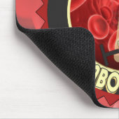 TAPIS DE SOURIS LOGO DE SANG DE PHLEBOTOMIST (Coin)