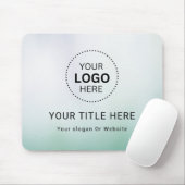 Tapis de souris Logo d'entreprise (Avec souris)