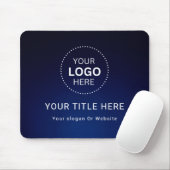 Tapis de souris Logo d'entreprise (Avec souris)