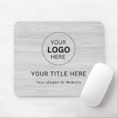 Tapis de souris Logo d'entreprise (Avec souris)