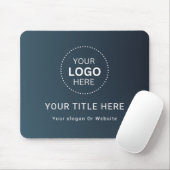 Tapis de souris Logo d'entreprise (Avec souris)