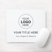 Tapis de souris Logo d'entreprise (Avec souris)