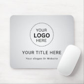 Tapis de souris Logo d'entreprise (Avec souris)