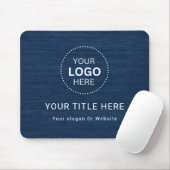 Tapis de souris Logo d'entreprise (Avec souris)