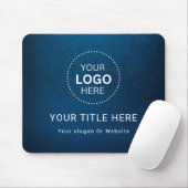 Tapis de souris Logo d'entreprise (Avec souris)