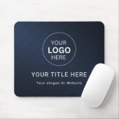 Tapis de souris Logo d'entreprise (Avec souris)