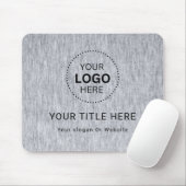 Tapis de souris Logo d'entreprise (Avec souris)