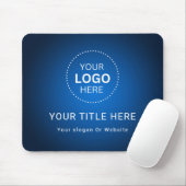 Tapis de souris Logo d'entreprise (Avec souris)