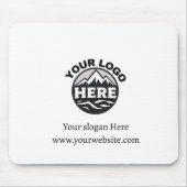 Tapis De Souris Logo d'entreprise Entreprise Marque blanche (Devant)
