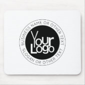 Tapis De Souris Logo d'entreprise et texte moderne simple modifiab (Devant)