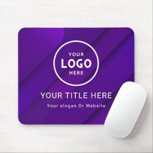 Tapis De Souris Logo d'entreprise minimaliste moderne