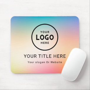 Tapis De Souris Logo d'entreprise minimaliste moderne