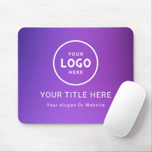 Tapis De Souris Logo d'entreprise minimaliste moderne