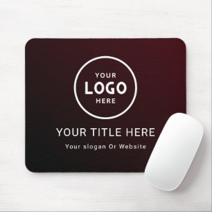 Tapis De Souris Logo d'entreprise minimaliste moderne