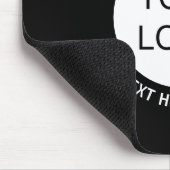 Tapis De Souris Logo d'entreprise ou toute image et texte modifiab (Coin)