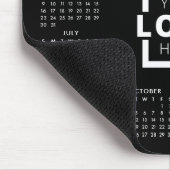 Tapis De Souris Logo d'entreprise personnalisé Calendrier Entrepri (Coin)