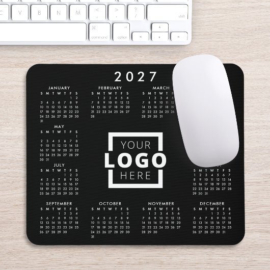 Tapis De Souris Logo d'entreprise personnalisé Calendrier Entrepri