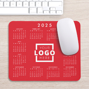 Tapis De Souris Logo d'entreprise personnalisé Calendrier Entrepri