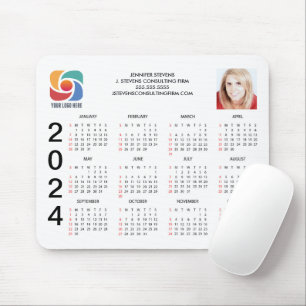 Tapis De Souris Logo d'entreprise personnalisé Magnet Calendrier d