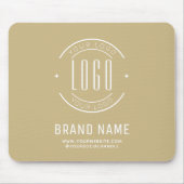 Tapis De Souris Logo d'entreprise personnalisée moderne marque com (Devant)