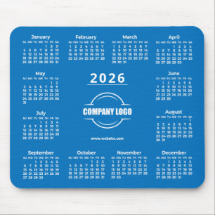 Tapis De Souris Logo d'entreprise promotionnel Blue 2026