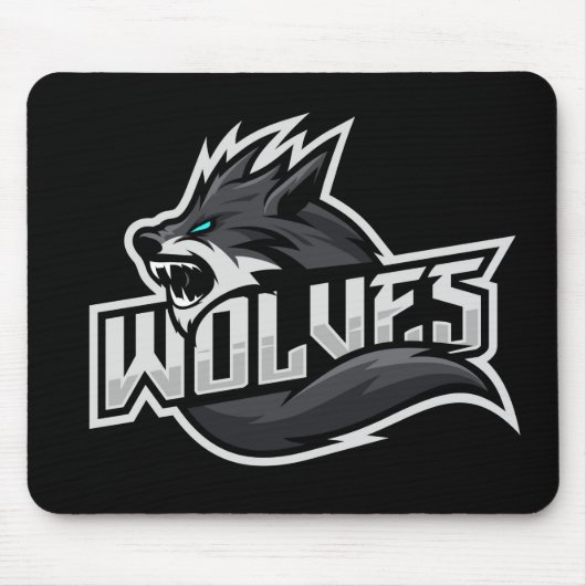 Tapis De Souris Logo des loups (Devant)