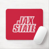 Tapis De Souris Logo d'état de Jacksonville State University JAX S (Avec souris)