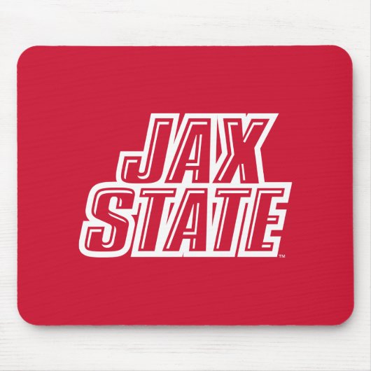 Tapis De Souris Logo d'état de Jacksonville State University JAX S (Devant)
