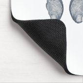 Tapis De Souris Logo d'huîtres (Coin)