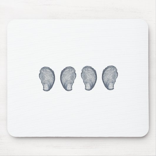 Tapis De Souris Logo d'huîtres (Devant)