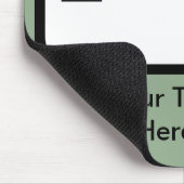 Tapis De Souris Logo d'oiseaux/d'oiseaux personnalisable (Coin)