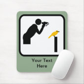 Tapis De Souris Logo d'oiseaux/d'oiseaux personnalisable (Avec souris)