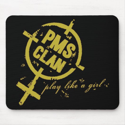 Tapis De Souris Logo d'or de PMS Mousepad- (Devant)