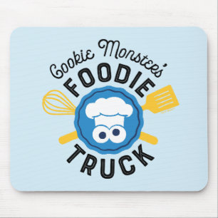 Tapis De Souris Logo du camion gastronomique de Cookie Monster