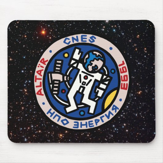 Tapis De Souris Logo du patch de mission Mir-Altair (Devant)