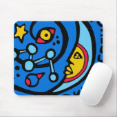 Tapis De Souris Logo du patch de mission Mir-Cassiopee (Avec souris)