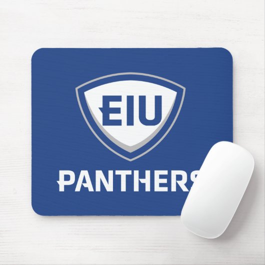 Tapis De Souris Logo Eastern Illinois Panthers Shield & Wordmark (Avec souris)