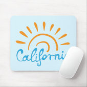 Tapis De Souris Logo ensoleillé de la Californie (Avec souris)