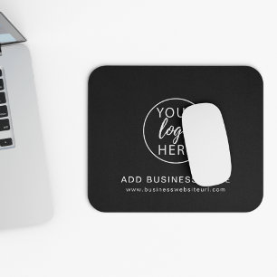 Tapis De Souris Logo et site Web personnalisés minimalistes