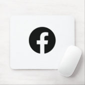 Tapis De Souris Logo Facebook (Avec souris)