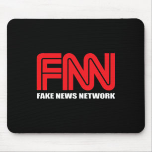 Tapis De Souris Logo Fnn Fake News Network Funny Trump
