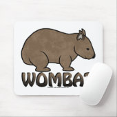 Tapis De Souris Logo II de wombat (Avec souris)