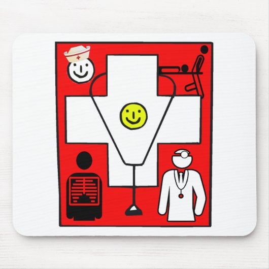 TAPIS DE SOURIS LOGO MÉDICALE (Devant)