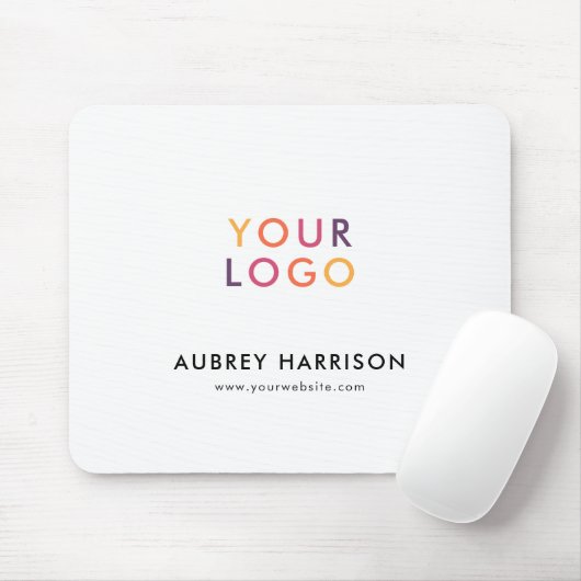 Tapis De Souris Logo Moderne Simple Professionnel (Avec souris)